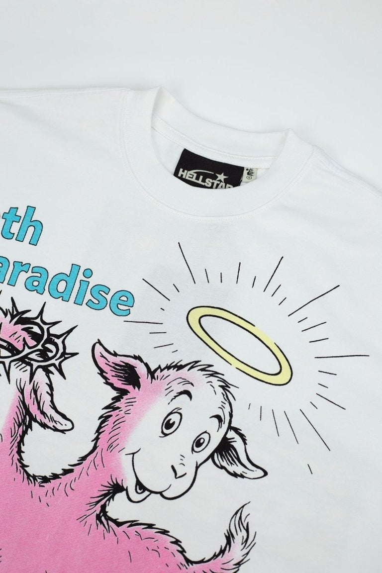 Hellstar Studios  Lamb Graphic Oversized Cotton T-Shirt
