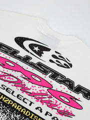 Hellstar Studios Half-Face Portrait Graphic Oversized T-Shirt