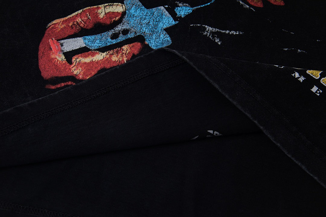 Hellstar Reversible Graphic T-Shirt (Washed Black)