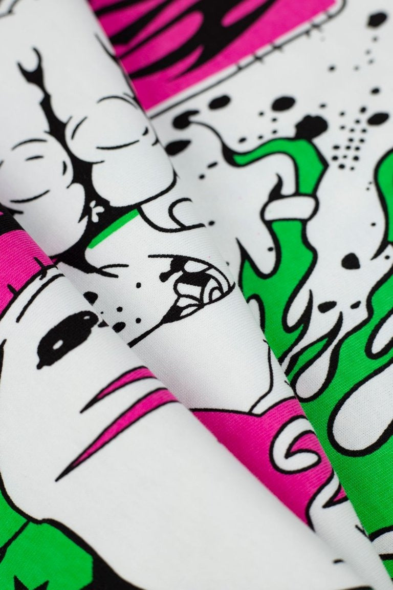 Hellstar Studios Anime & Comic Graphic Oversized Cotton T-Shirt