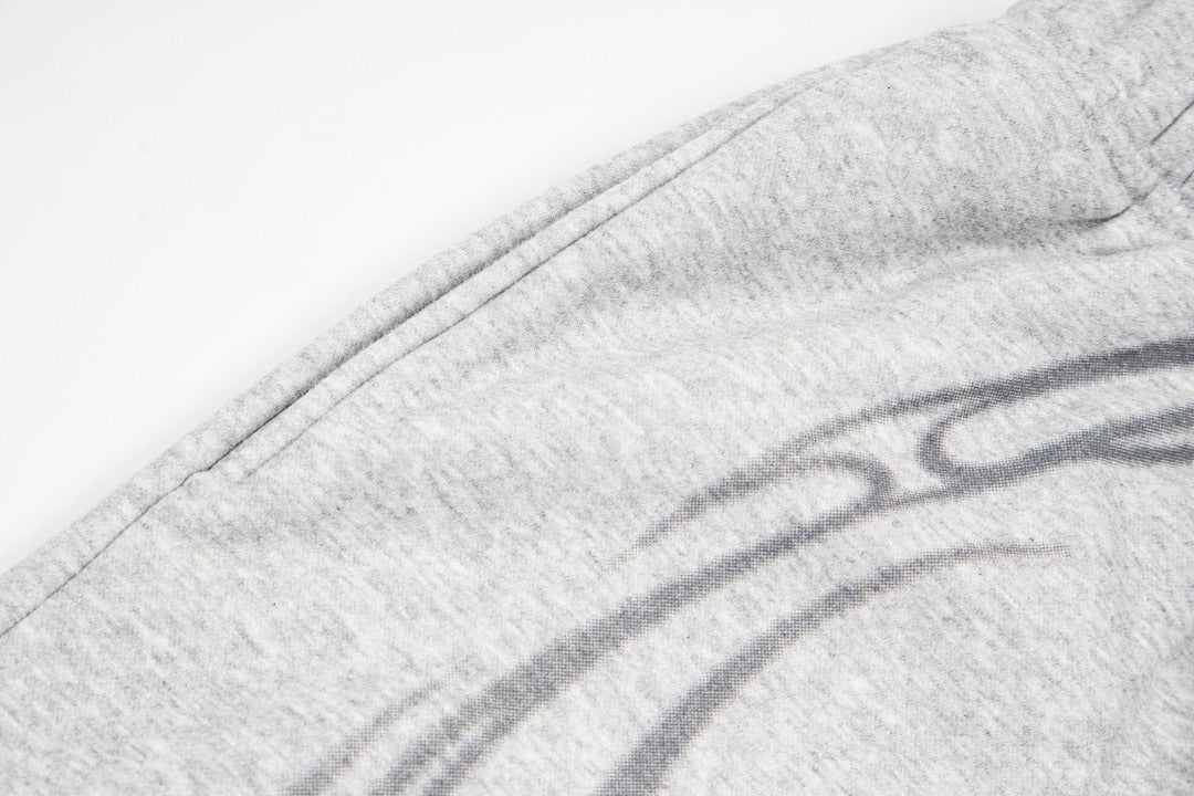 Hellstar High-Definition Graphic Sweatpants (Grey)
