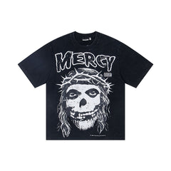 Hellstar Ghost Graphic Washed Short Sleeve T-Shirt