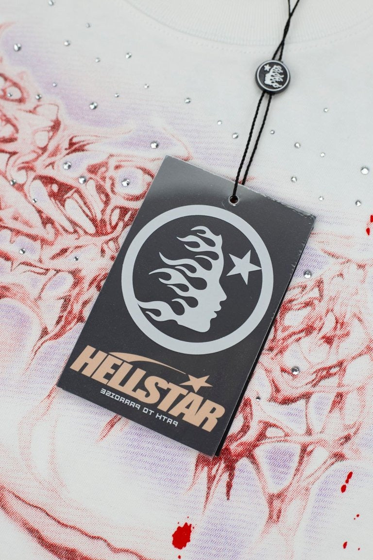 Hellstar Studios INS Style Large Logo Oversized Cotton T-Shirt