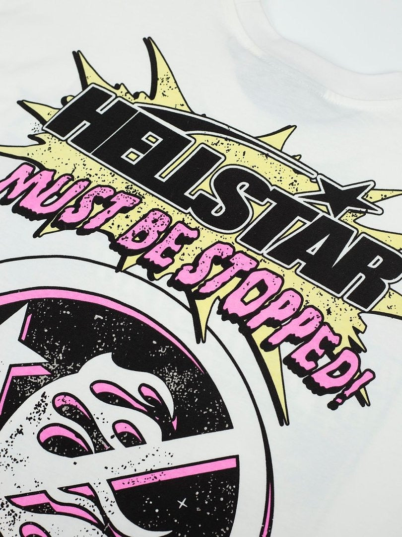 Hellstar Vintage Letter Graphic Oversized T-Shirt