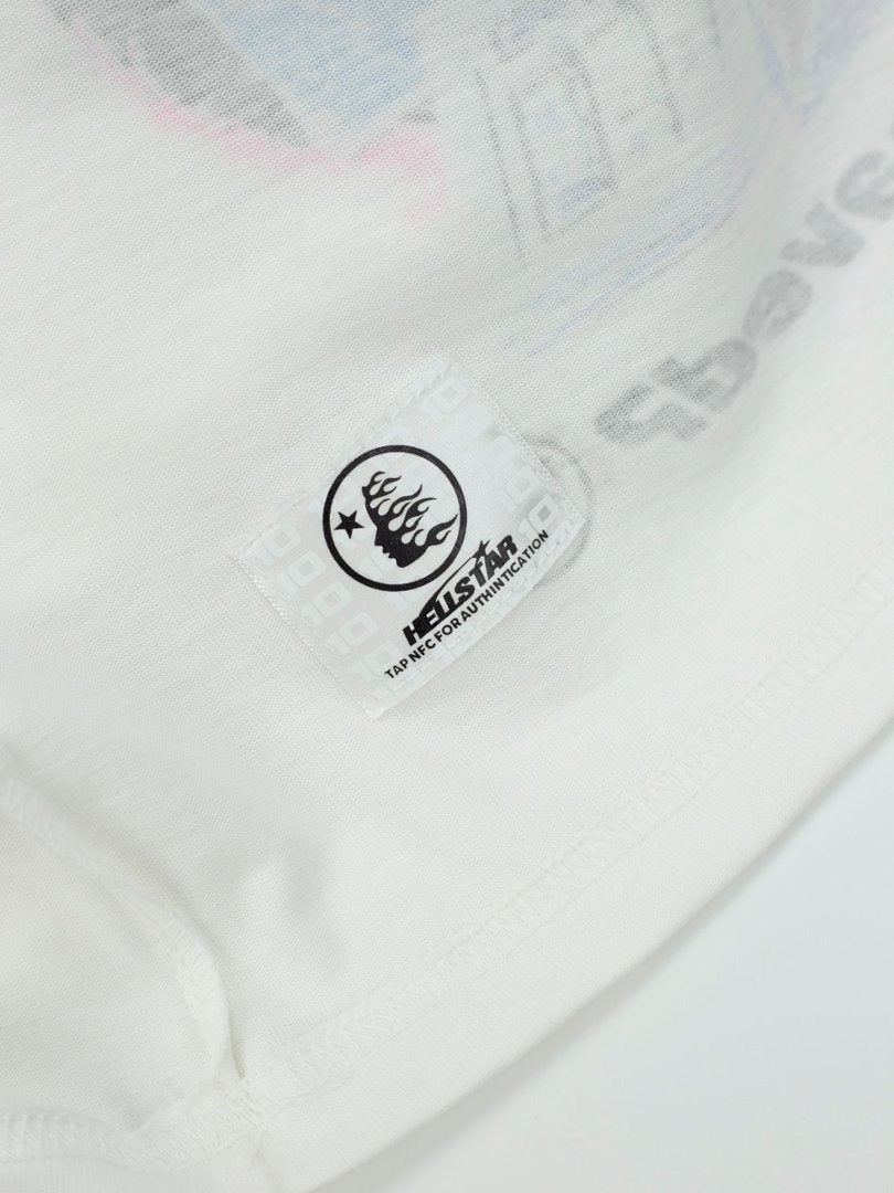 Hellstar Studios Records Graphic Cotton T-Shirt