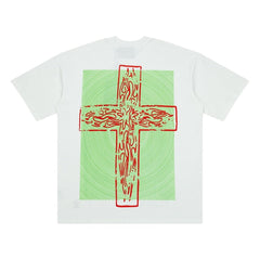 Hellstar Jesus Portrait Graphic Oversized T-Shirt