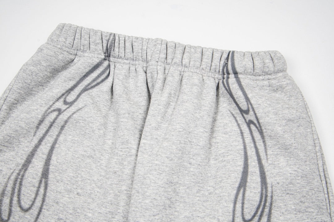 Hellstar High-Definition Graphic Sweatpants (Grey)