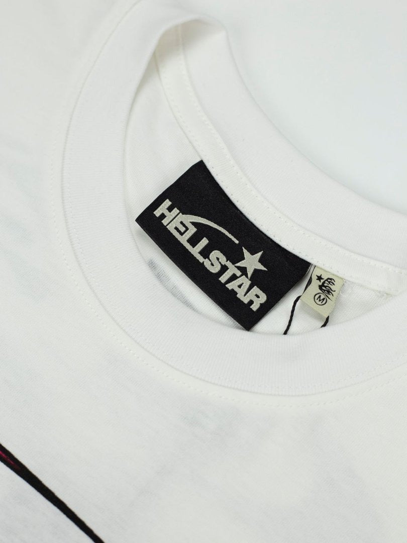 Hellstar Studios Half-Face Portrait Graphic Oversized T-Shirt