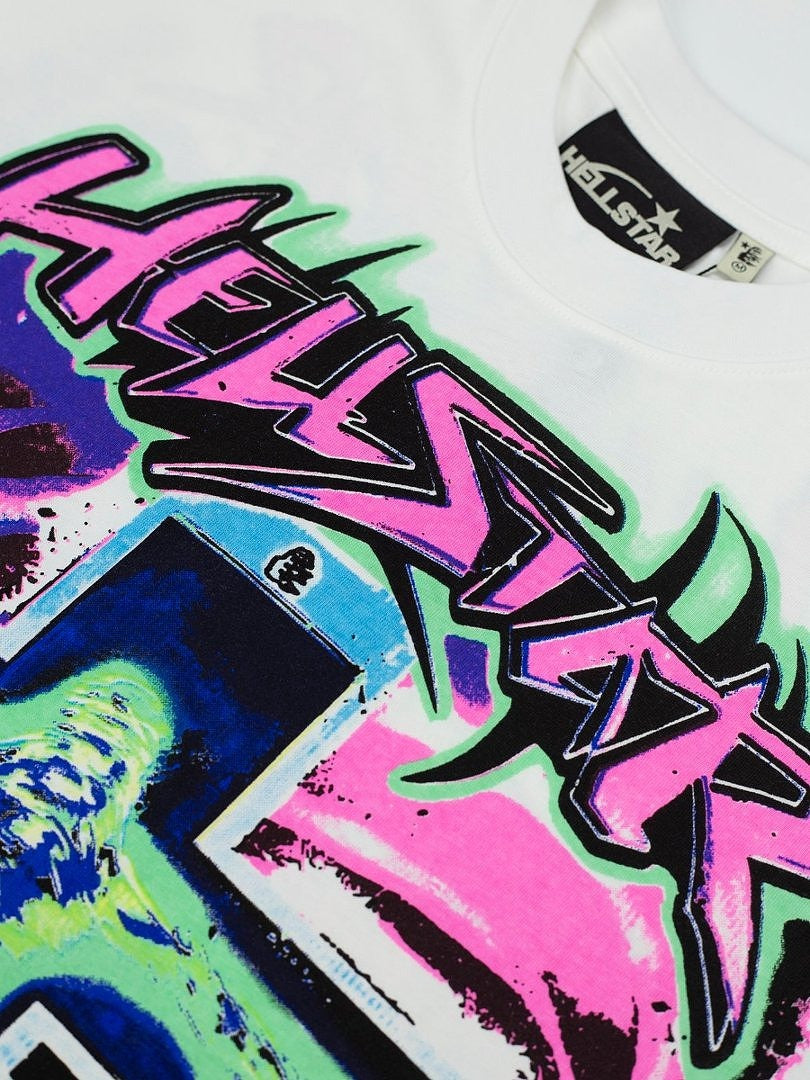 Hellstar Studios Records Graphic Cotton T-Shirt