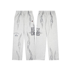 Hellstar High-Definition Graphic Sweatpants (Grey)