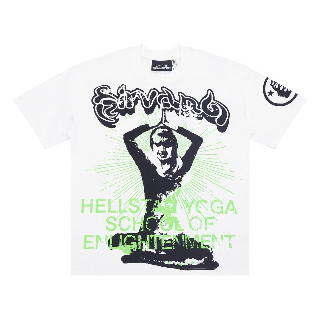 Hellstar Studios Yoga Graphic Oversized T-Shirt
