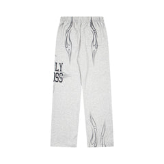 Hellstar High-Definition Graphic Sweatpants (Grey)