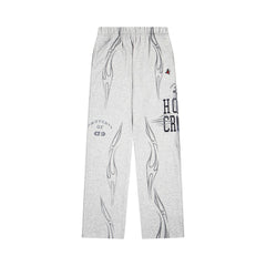 Hellstar High-Definition Graphic Sweatpants (Grey)