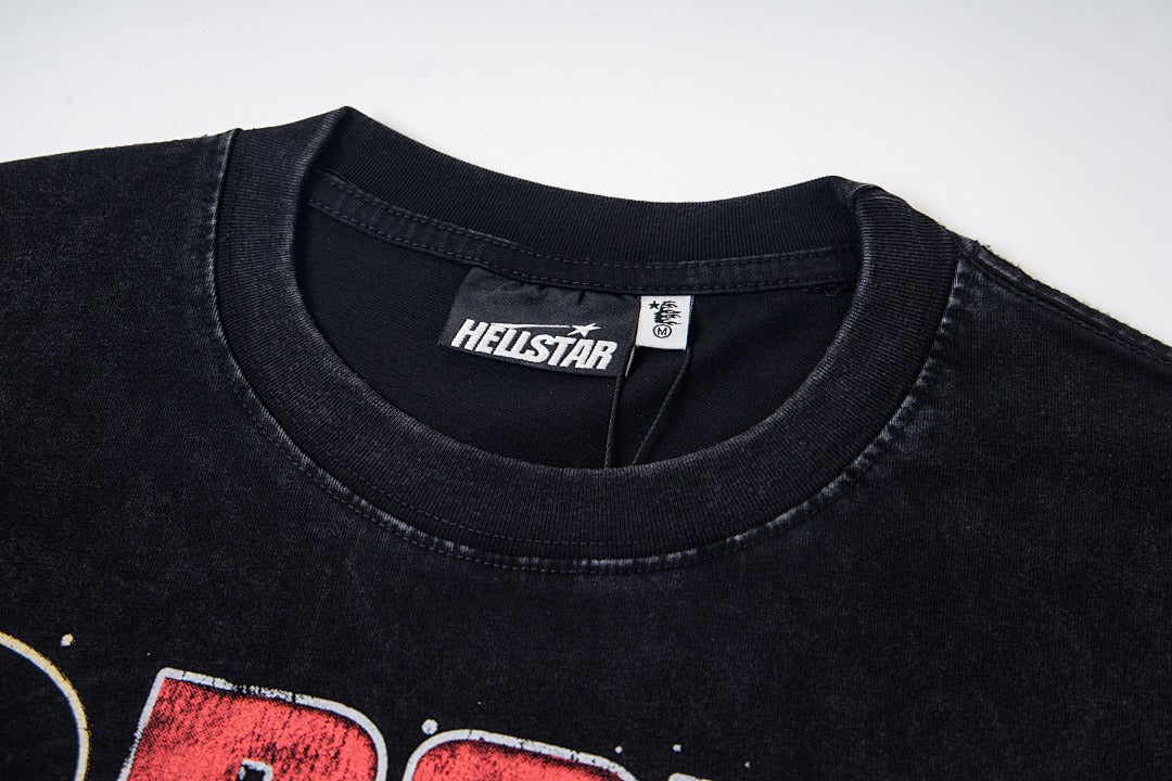 Hellstar Reversible Graphic T-Shirt (Washed Black)