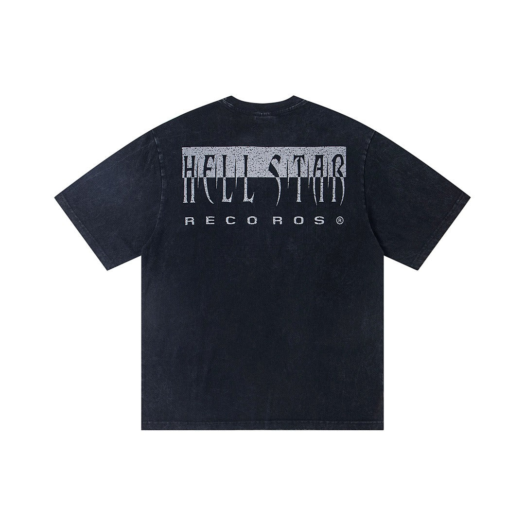 Hellstar Reversible Graphic T-Shirt (Washed Black)