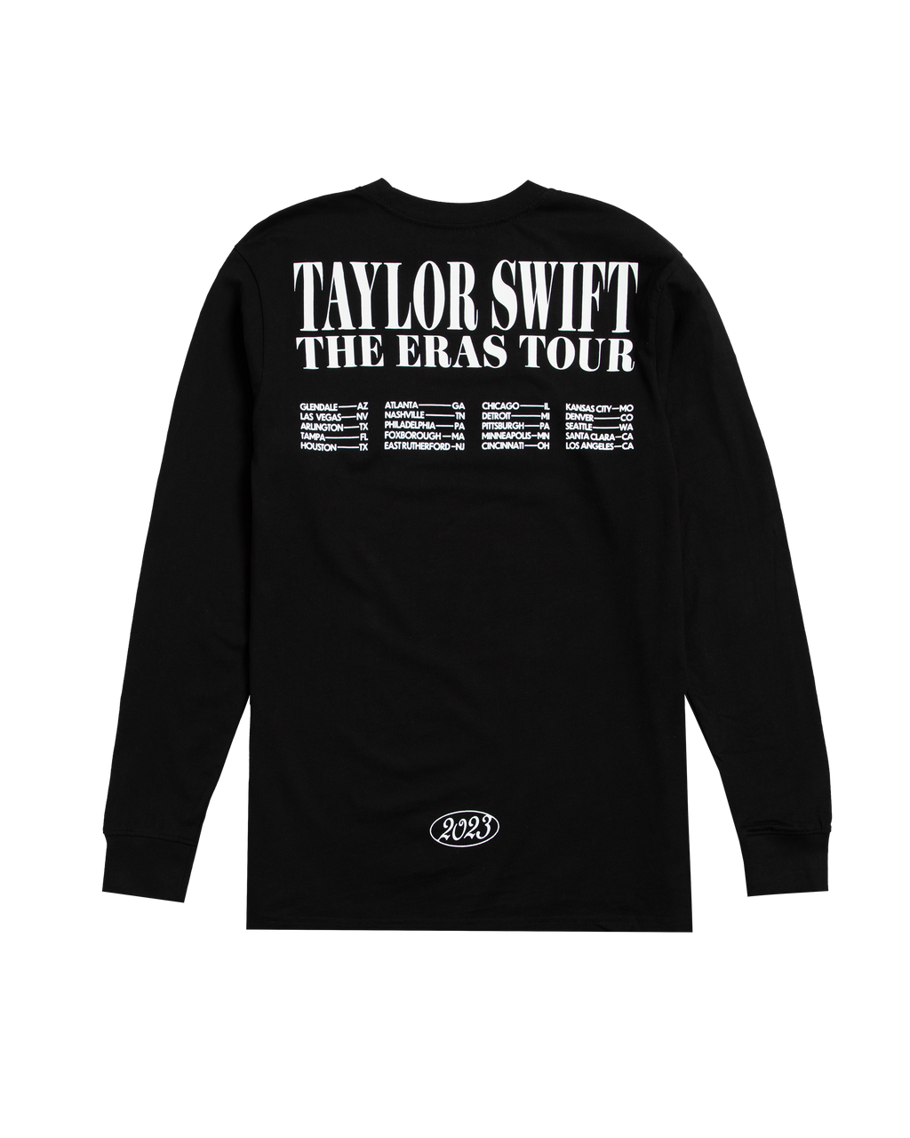 Taylor Swift | The Eras Tour Collage Black Long Sleeve