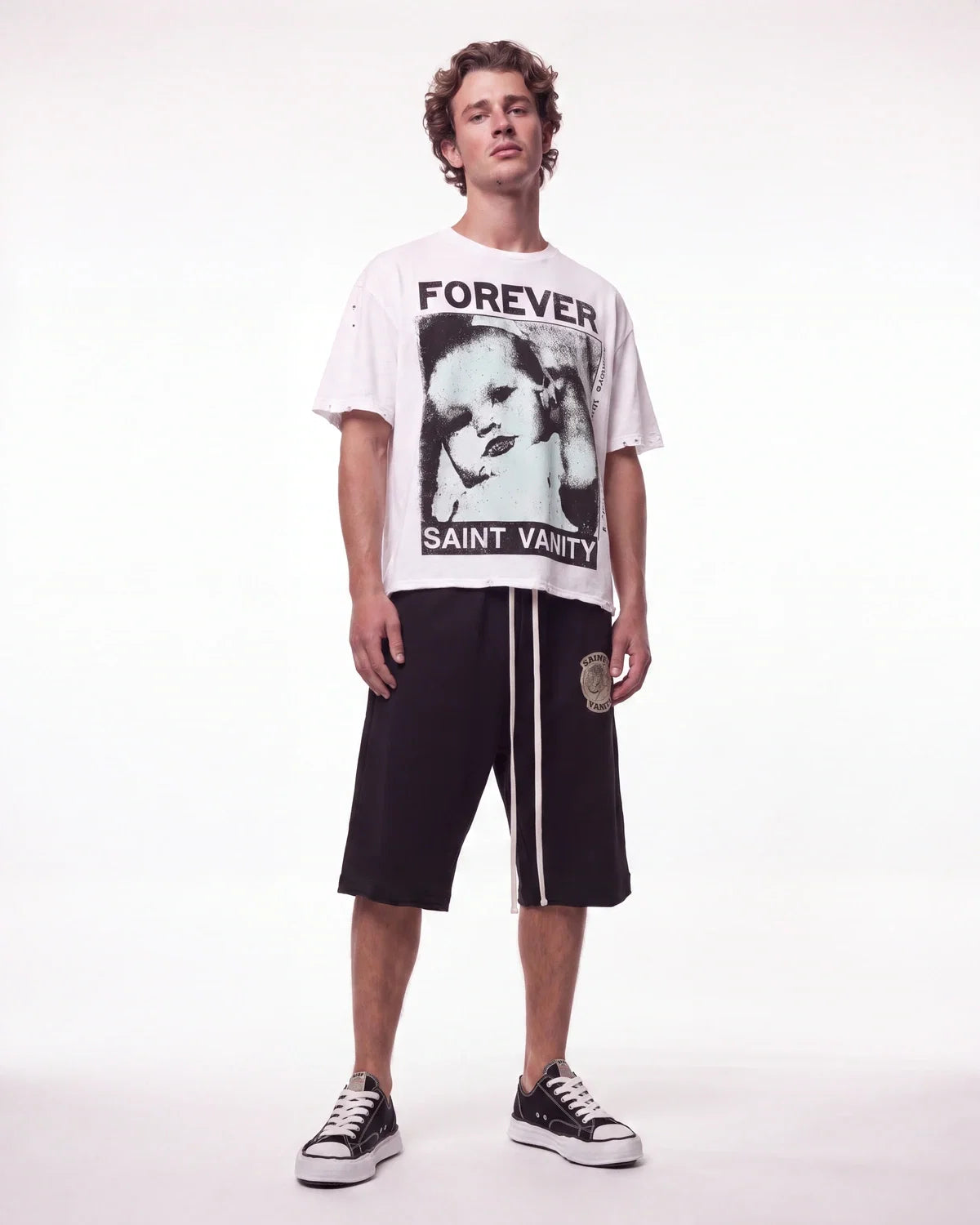 Saint Vanity Uniform Shorts Black