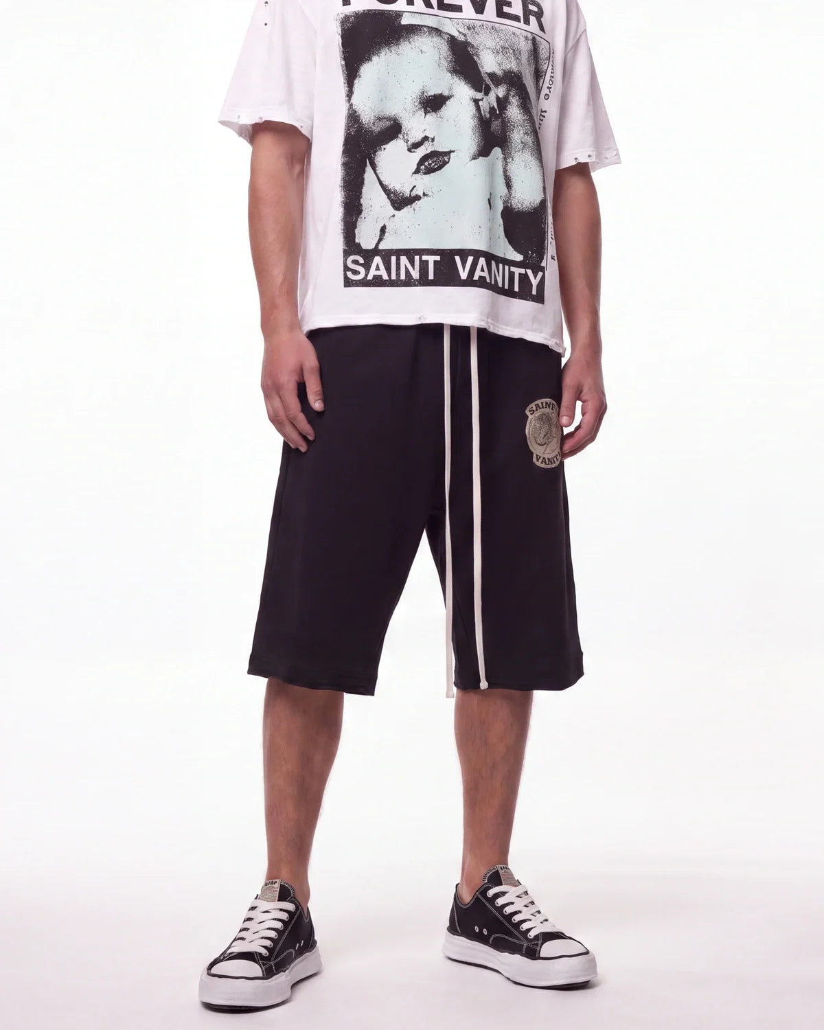 Saint Vanity Uniform Shorts Black