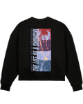The Life of a Showgirl Film Strip Black Crewneck Sweatshirt